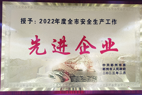 2月27日彬州公司榮獲彬州市2022年度安全生產(chǎn)先進企業(yè)(副圖）.jpg